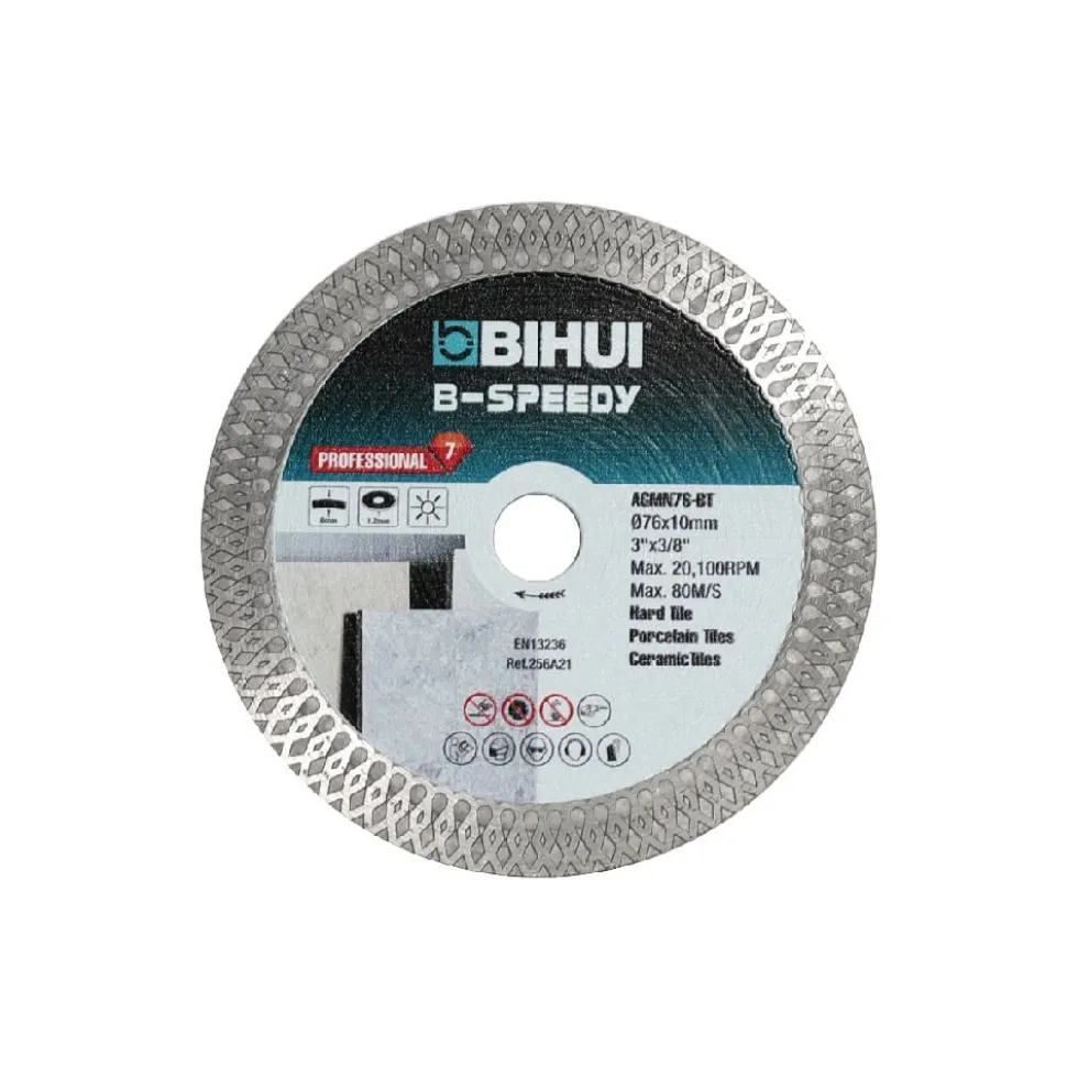 Mini Disco Diamantado Continuo BIHUI B-Speedy 76 mm AGMN76-BT