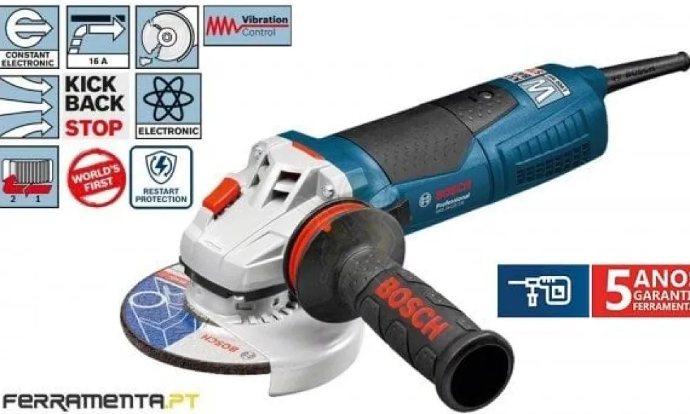 Mini-Rebarbadora Bosch GWS 19-125 CIE Professional