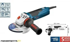 Mini-Rebarbadora 150 mm Bosch GWS 17-150 CI Professional
