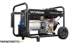 Motosoldador Diesel 6,5 kVA Hyundai HYKWD220EDC-3