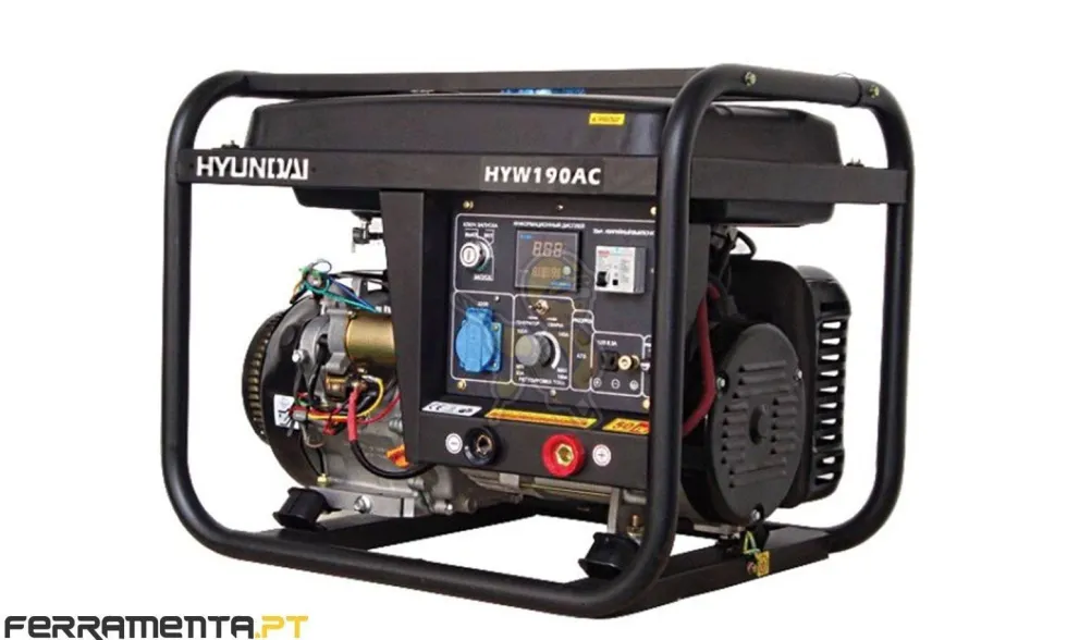 Motosoldador Gasolina 2,5 kW Hyundai HYW190AC