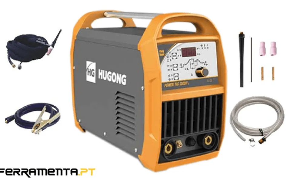 Máquina de Soldar TIG DC Hugong HG POWERTIG 200 DP III