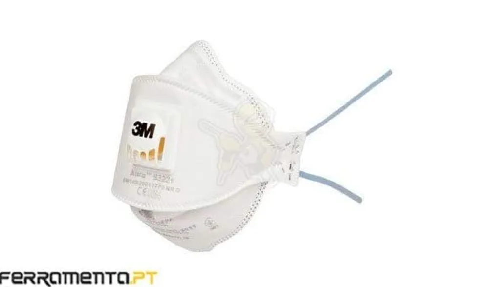 Máscara de partículas FFP2 dobrável plana 3M™ 9322+