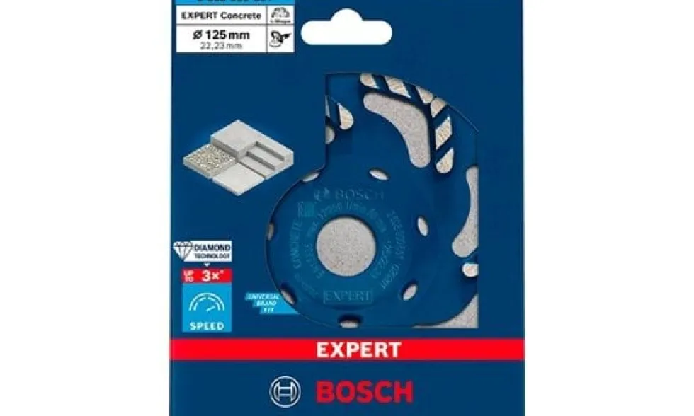 Mós com diamante EXPERT Concrete 125 mm Bosch 2 608 900 651