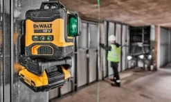 Nivel Laser Autonivelante Verde de 3 linhas 360º Dewalt DCLE34031N-XJ