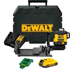 Nivel Laser Autonivelante Verde de 3 linhas 360º Dewalt DCLE34031D1-QW