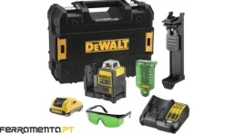 Nível Laser Autonivelantes Verde 2x 360º Dewalt DCE0811D1G-QW