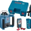 Nível Laser Giratório 300m Bosch GRL 300 HV + RC1 + WM4 + LR1