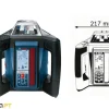 Nível Laser Giratório 500m Bosch GRL 500 HV + LR50 + BT170 + GR 240