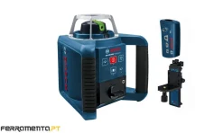 Nível Laser Giratório 300m Verde Bosch GRL 300 HVG + RC1 + WM4