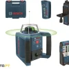 Nível Laser Giratório 300m Verde Bosch GRL 300 HVG + RC1 + WM4 + LR 1G