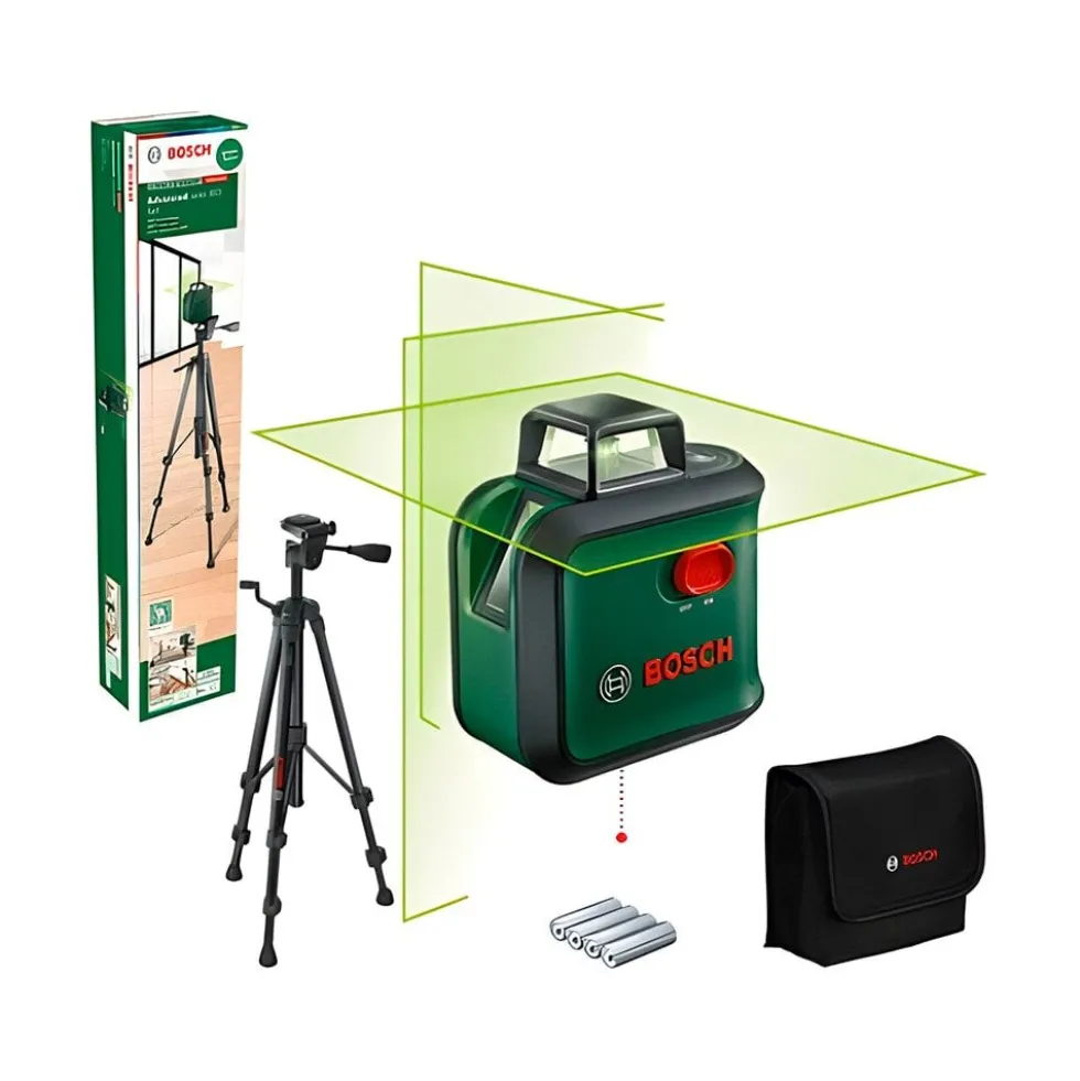Nível Laser Luz Verde AdvancedlLevel 360 Bosch 0603663B07