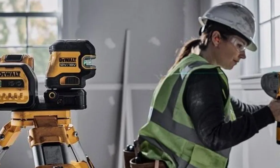 Nível Laser Luz Verde Cruzado 12/18V DeWalt DCE822D1G18-QW