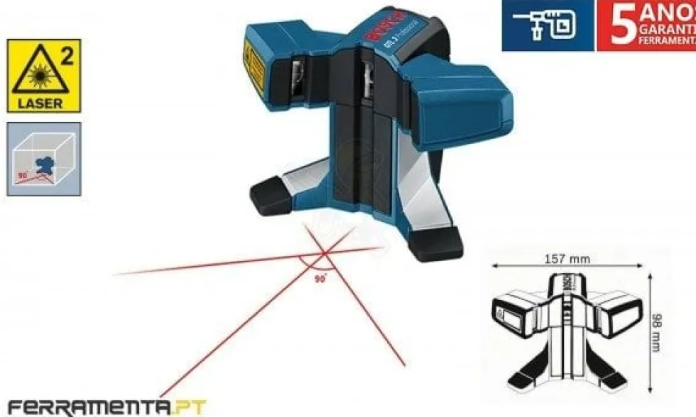 Nível Laser para Ladrilhos 20m Bosch GTL 3 Professional