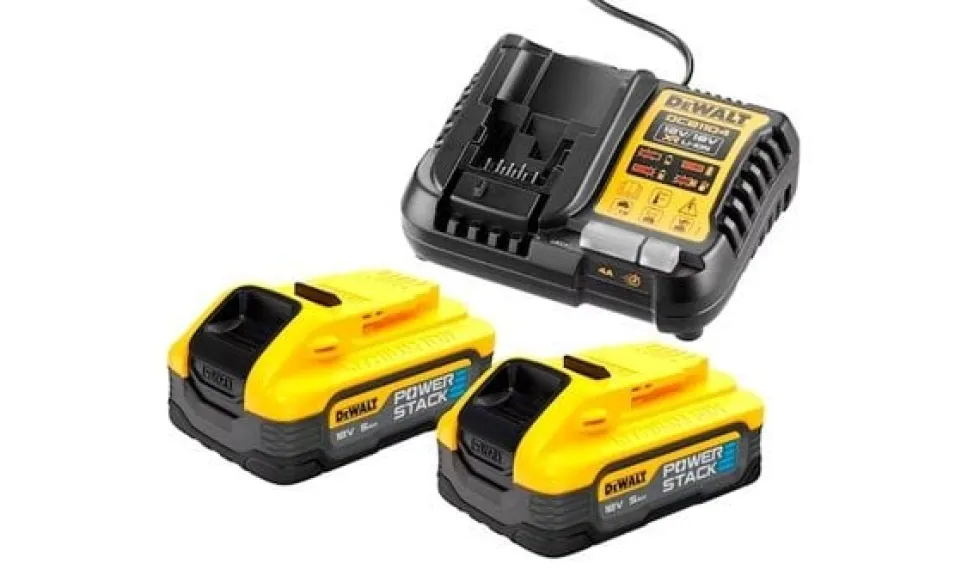Pack de 2 baterias POWERSTACK XR 18V 5Ah Li-Ion DeWalt DCB1104H2-QW