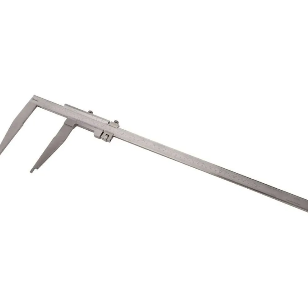 Paquímetro Vernier Monobloco Estilo Bico e Ajuste Fino 0-1000 mm Dasqua 1310-0015