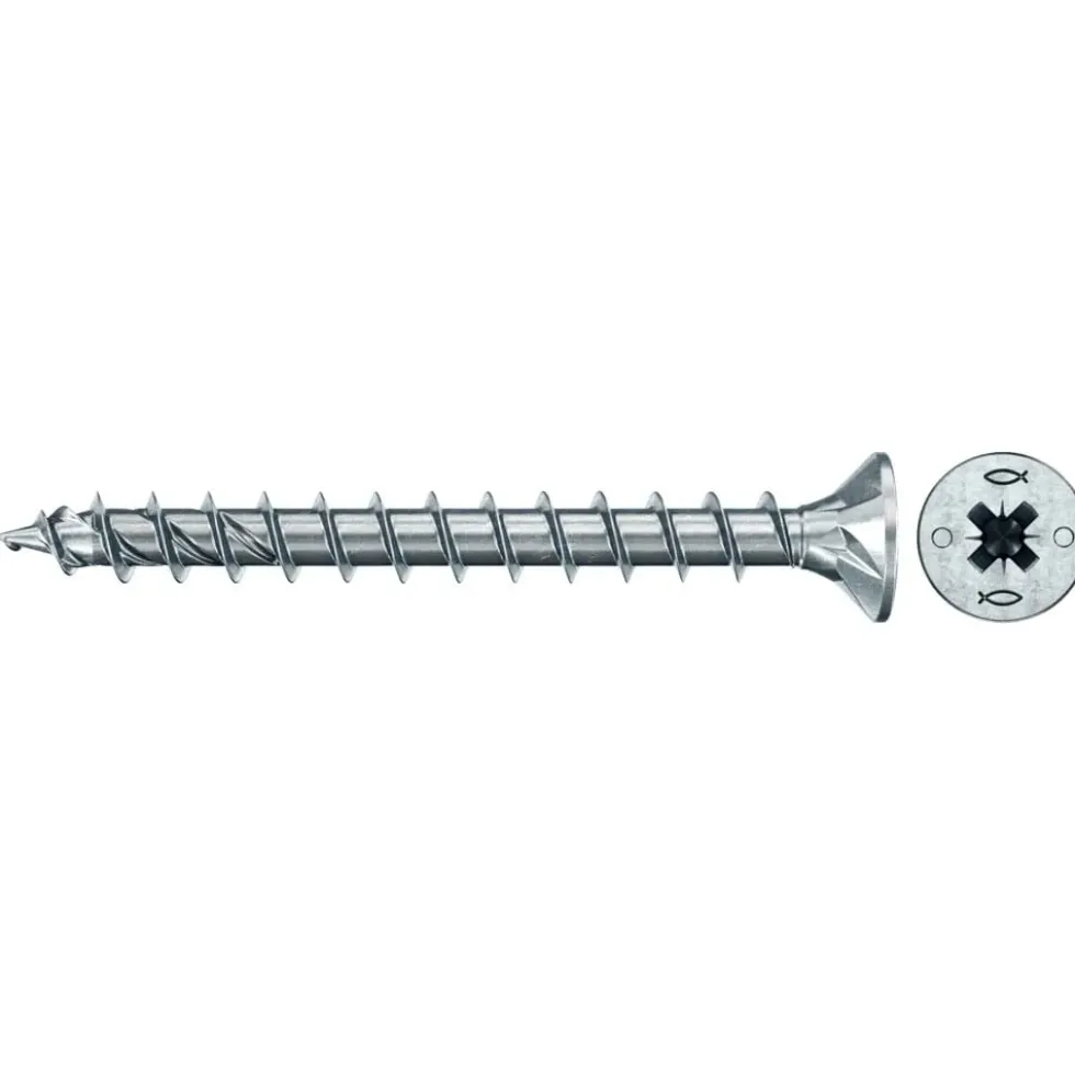 Parafuso PowerFast II FPF II CZF 5x6 BC Fischer 670405