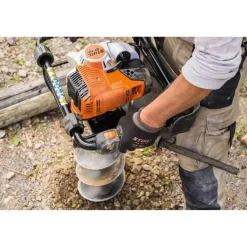 Perfurador de Solo a Gasolina Motor 4-MIX BT 131 STIHL 43130112120