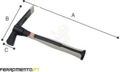 Picareta Alvião Fibra de Carbono 520g Bellota 5931- A CF