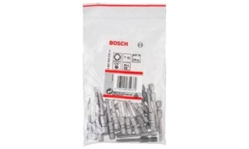 Ponta de Aparafusar T15 25mm ExtraDura 25UN Bosch 2607002495