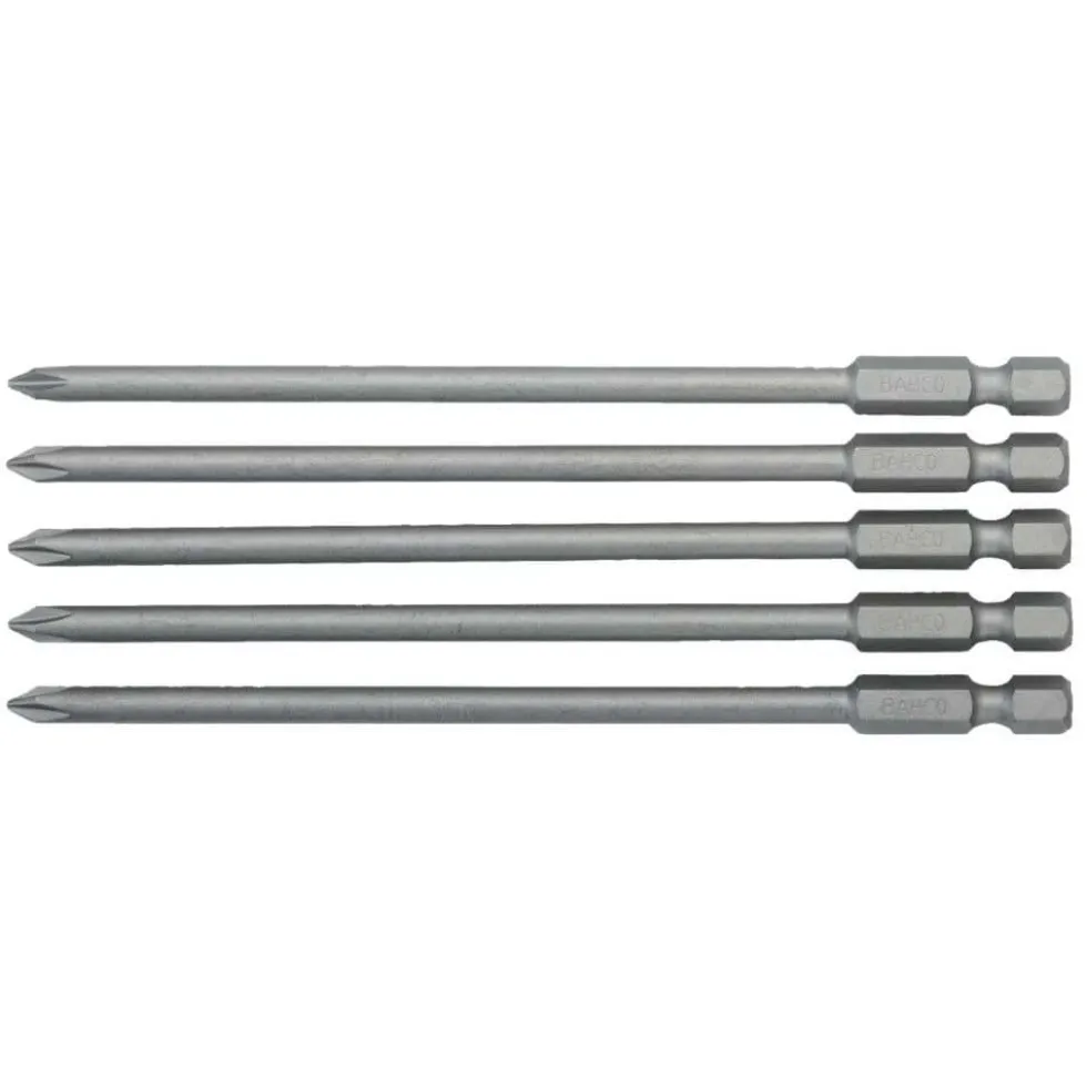 Pontas de aparafusar Phillips 1/4" 125 BAHCO 59S125PH22P