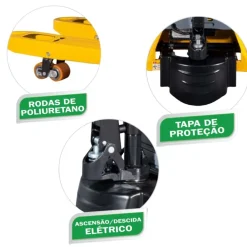 Porta Paletes Elétrica 2.000 kg Great Tool GTCOTP2000E