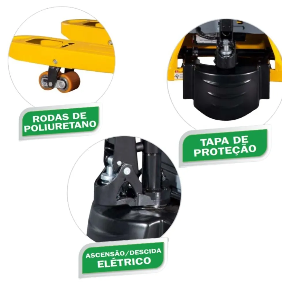 Porta Paletes Elétrica 2.000 kg Great Tool GTCOTP2000E