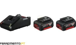 Power Set Carregador + 2 Baterias 18V 4.0Ah Bosch Professional