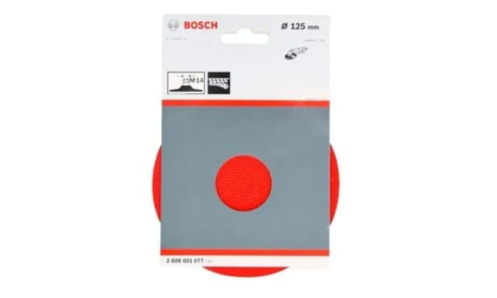 Prato lixar c/ Velcro 125mm p/ Rebarbadora Bosch 2608601077