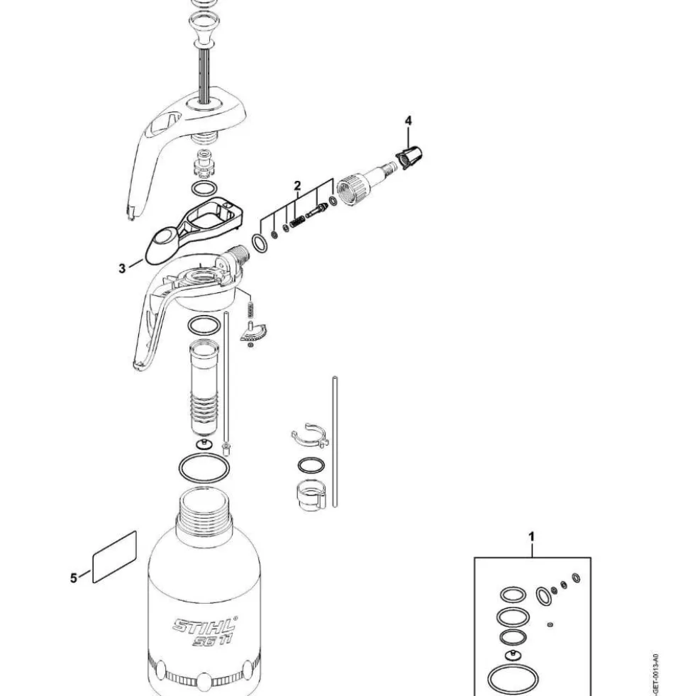 Pulverizador de Mão SG 11 PLUS Stihl 42550194912