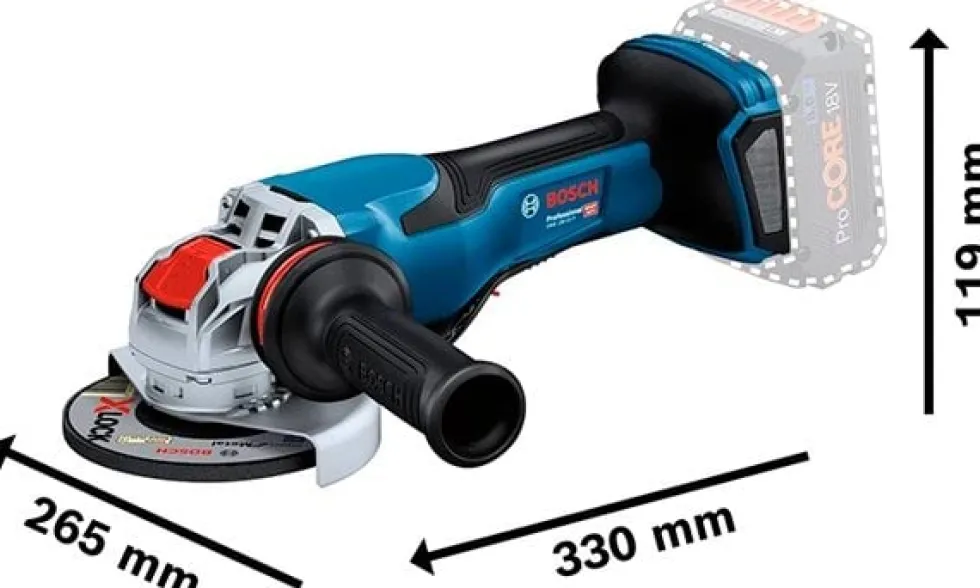 Rebarbadora BITURBO X-LOCK GWX 18V-15 P Bosch 06019H6F00