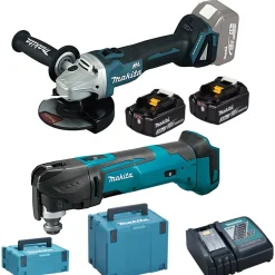 Rebarbadora DGA504Z + Multifunções DTM51Z Makita DGA504PRO1