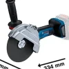 Rebarbadora 180mm GWS 18V-180 PC Professional Bosch 06019H6E01