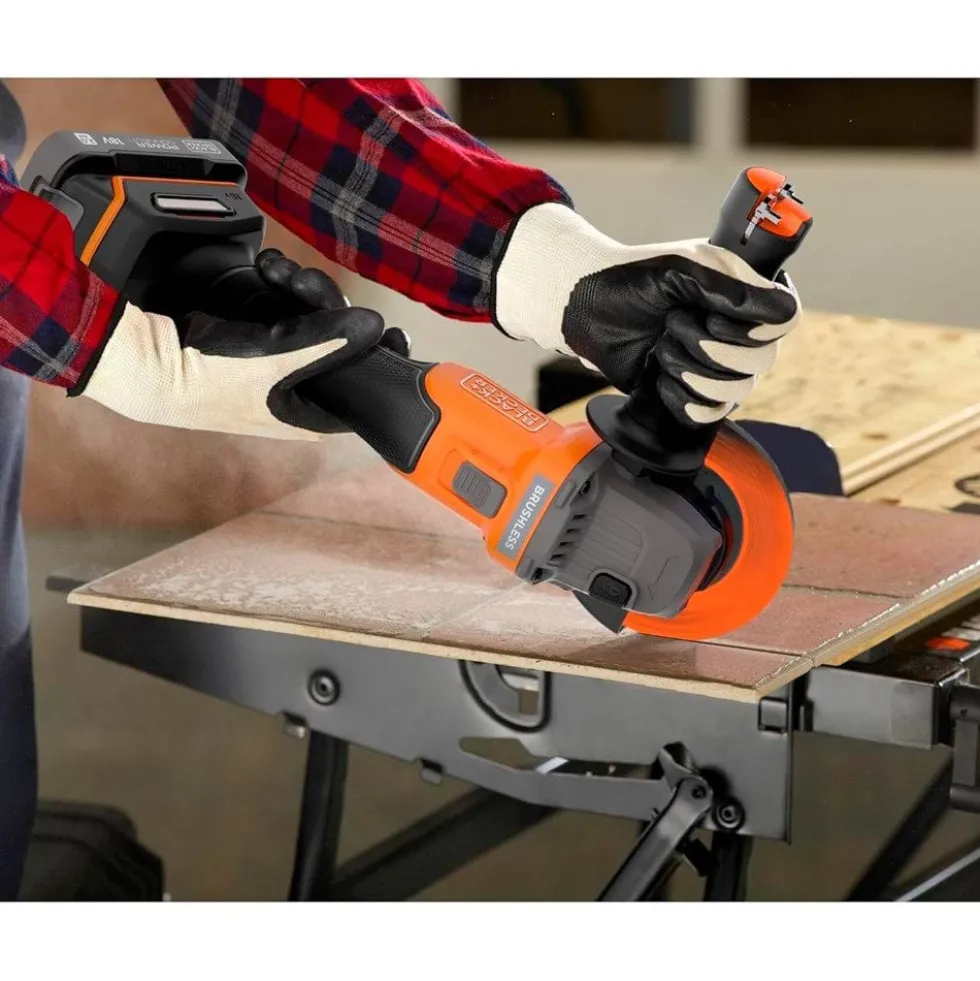 Rebarbadora 18V Brushless 115mm – Black Decker BCG6L8N-XJ