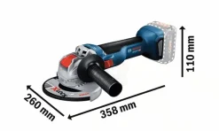 Rebarbadora X-LOCK 125mm Bosch GWX 18V-10 Professional 06017B0100