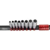 Régua 8 chaves de caixa 1/4” longas hexagonais Kroftools 1416