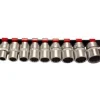 Régua com 10 chaves de caixa 1/2” curtas bihexagonais Kroftools 1234