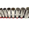 Régua com 9 chaves de caixa 1/2” longas bihexagonais Kroftools 1238