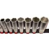 Régua com 9 chaves de caixa 1/2” longas hexagonais Kroftools 1237