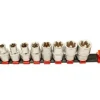 Régua com 9 chaves de caixa 1/2” torx fêmea Kroftools 1418