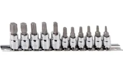 Régua de Chaves de Caixa 1/4” / 3/8” Ponta Torx Kroftools 1239