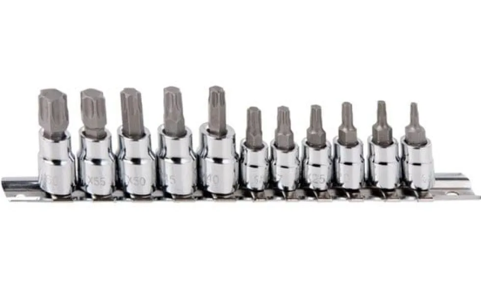 Régua de Chaves de Caixa 1/4” / 3/8” Ponta Torx Kroftools 1239