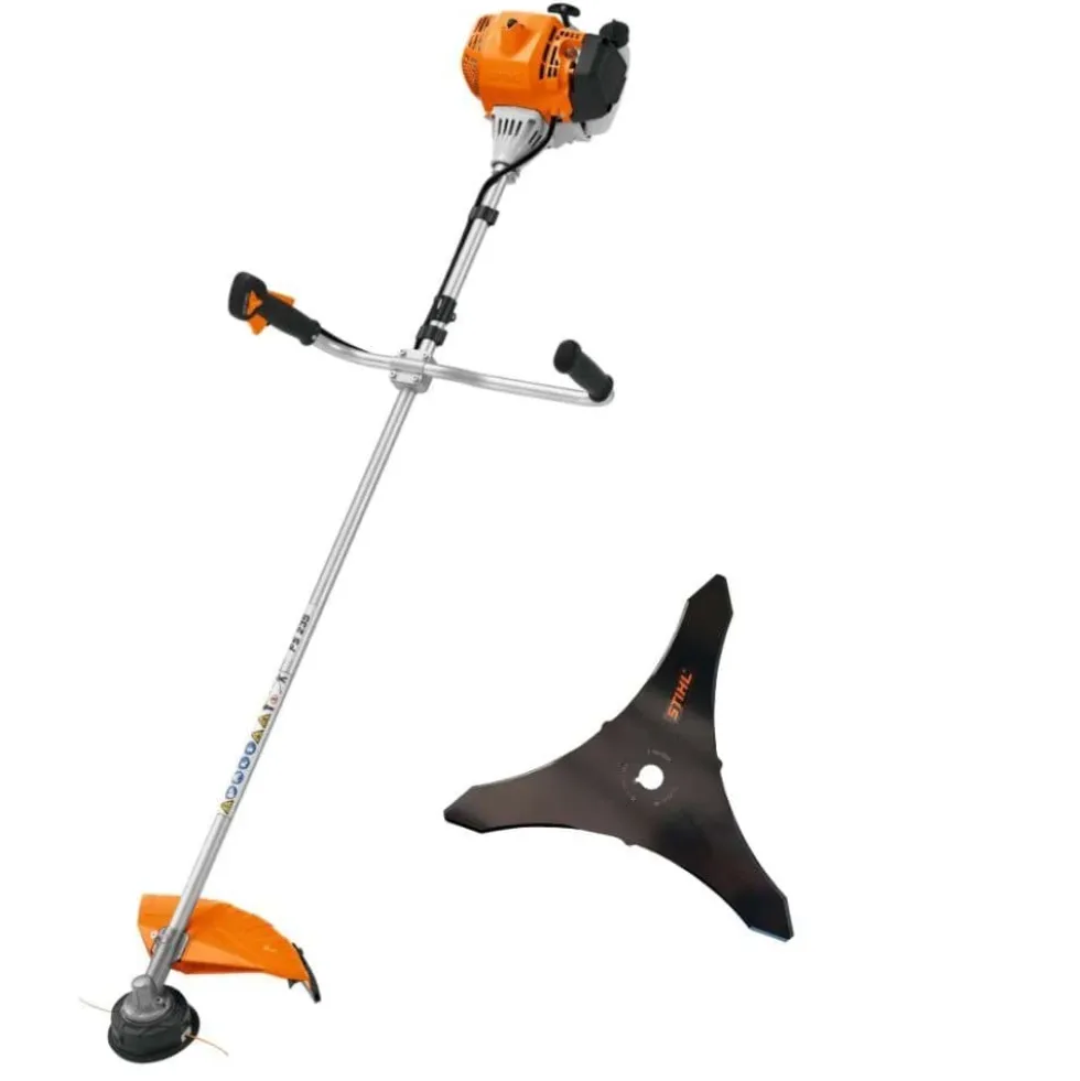 Roçadora FS 235 Gasolina c/ Fio C-26-2 + Lâmina 250mm Stihl 41512000015