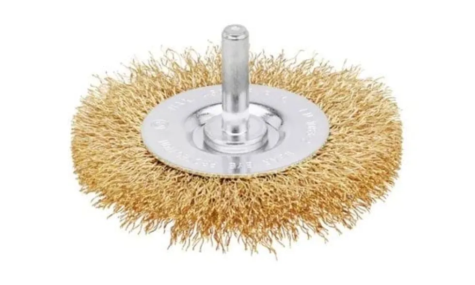 Roda de Arame de Latão 75x10mm p/ Madeira Stanley STA36007-XJ