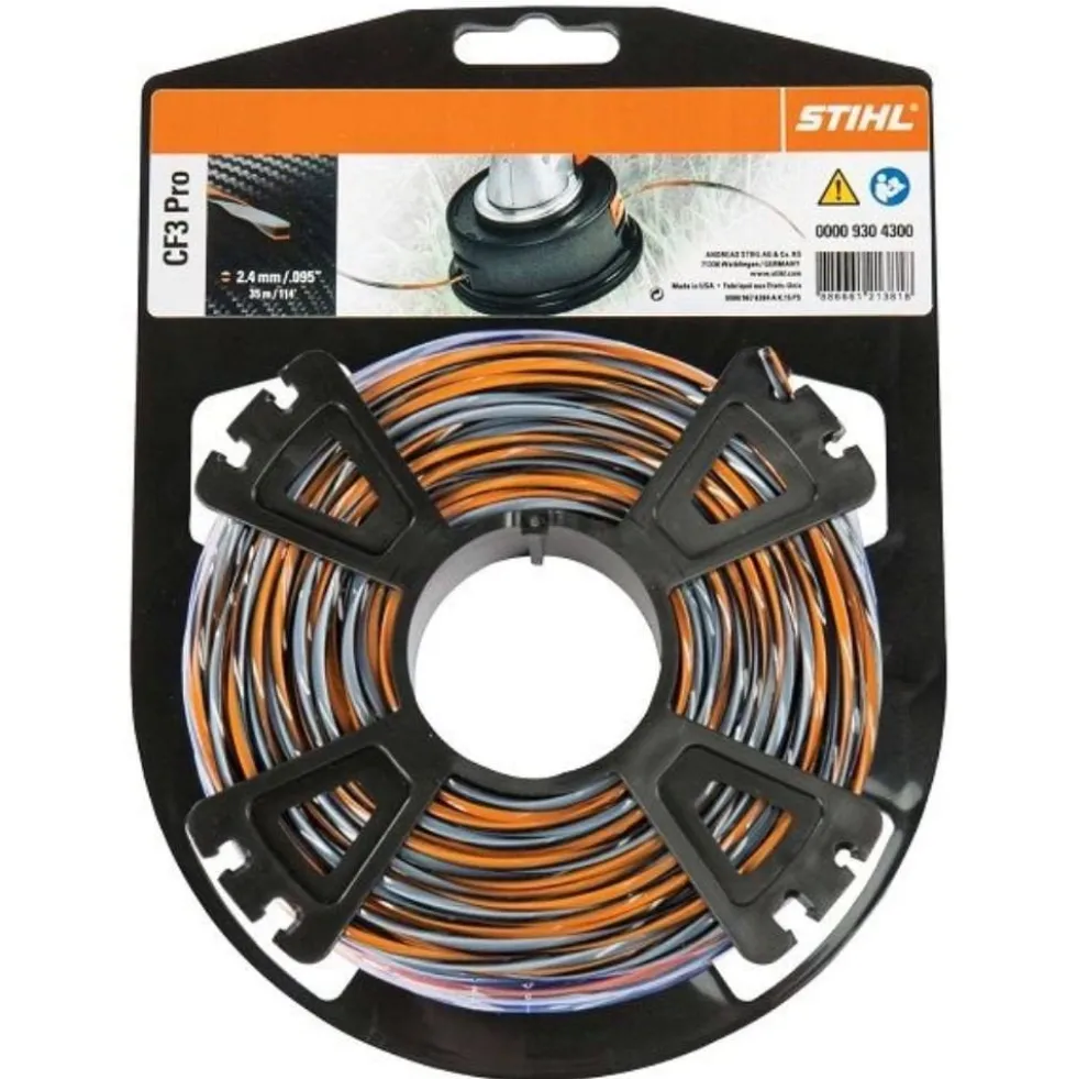 Rolo de Fio De Nylon CF3 Pro 2.4 mm 35 m Stihl 00009304300