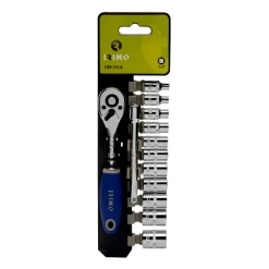 Roquete de 1/4" com 10 Chaves e Extensor Irimo 109-13-4