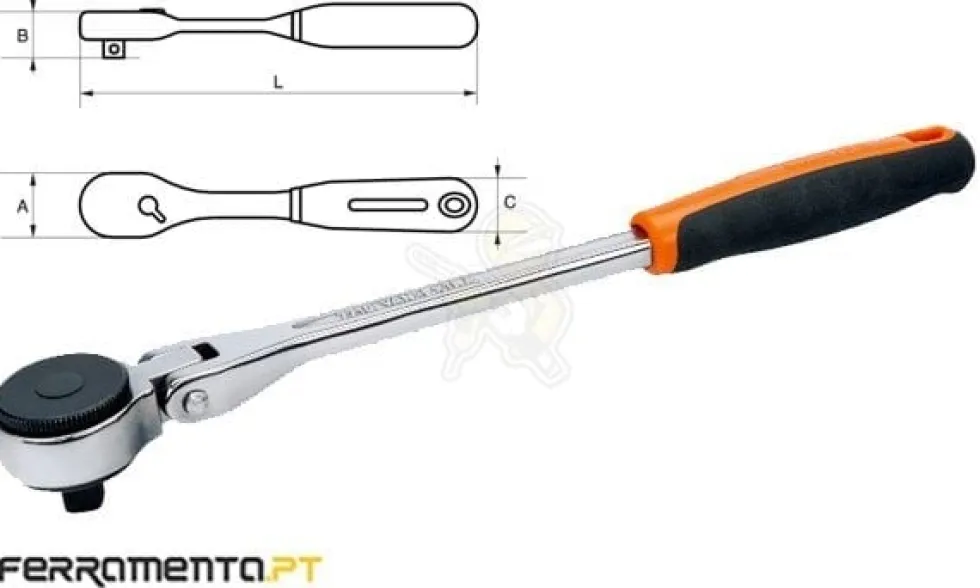 Roquete Reversível Articulado 3/8" Bahco 7710