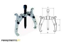 Saca Rolamentos 170mm Forza 1404L