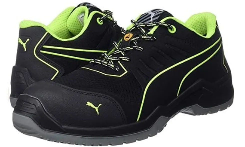 Sapato de Proteção ELEVATE FUSE TC Verde S1P Puma 644210