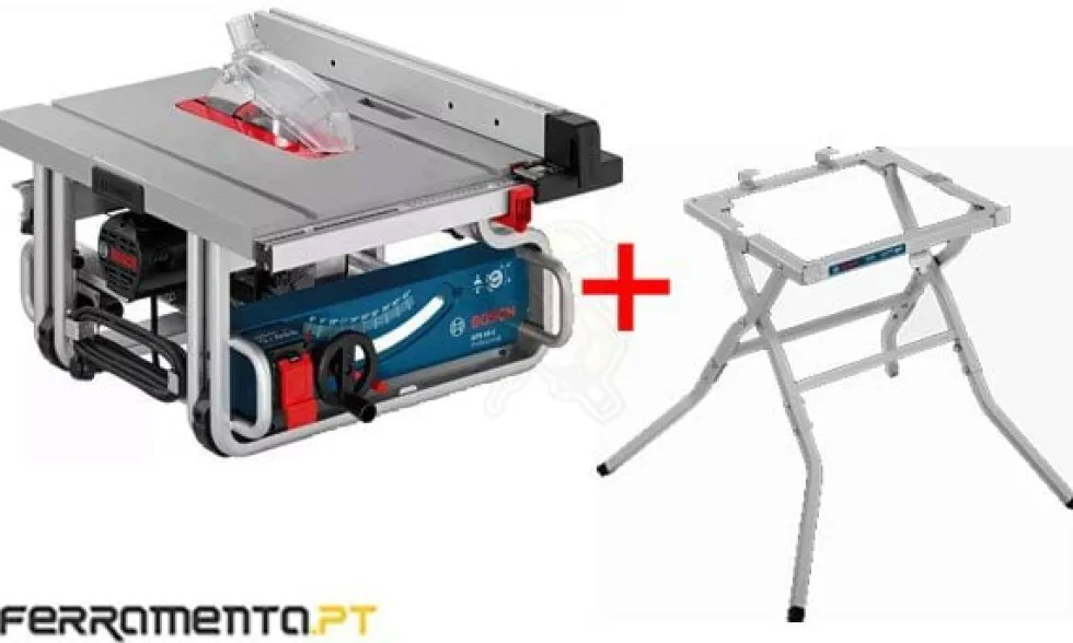 Serra circular de mesa Bosch GTS 10 J Professional + Mesa de transporte